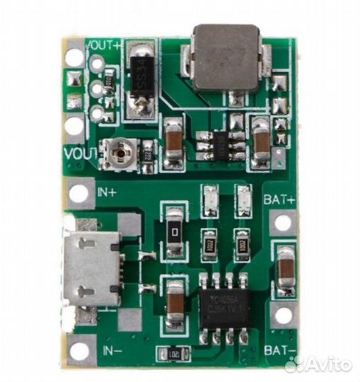 Модуль заряда ET TP4056/MT3608-USBin-cvup