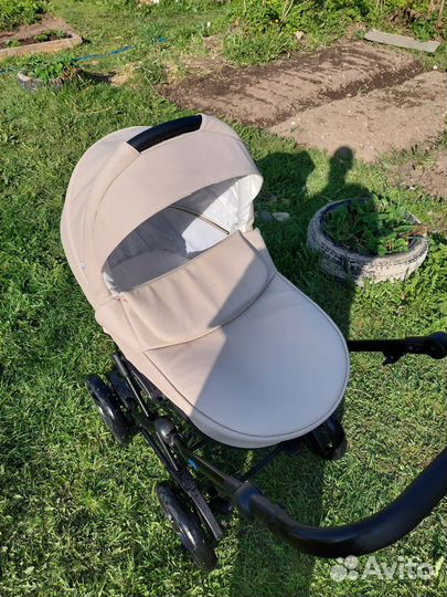 Коляска 2 в 1 эко кожа