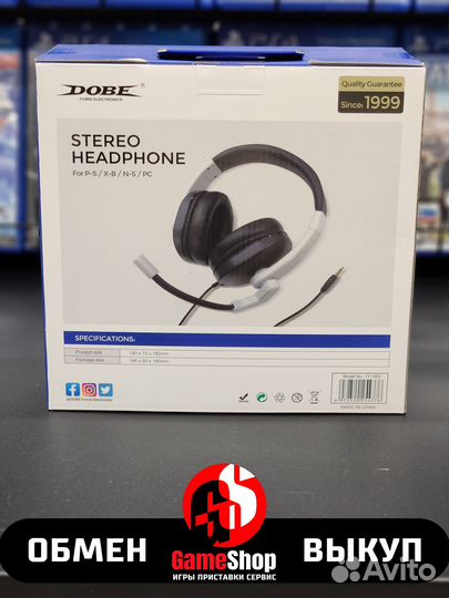 Наушники Wired Stereo Headphone TY-1802