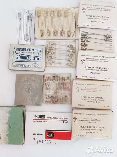Шприцы, иглы СССР