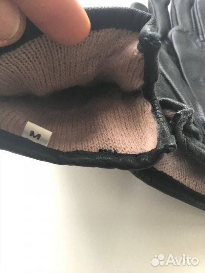 Мужские кожаные перчатки, размер M, L, XL