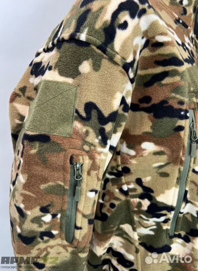 Флисовая кофта с капюшоном