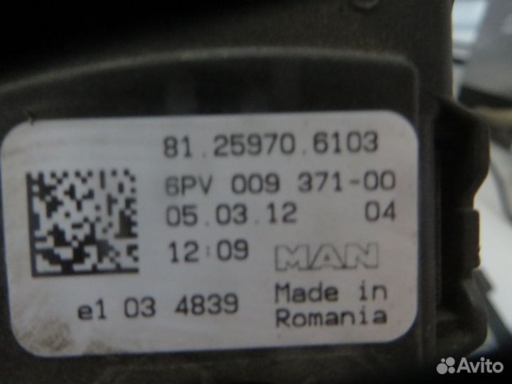 Педаль газа электронная MAN 81259706103