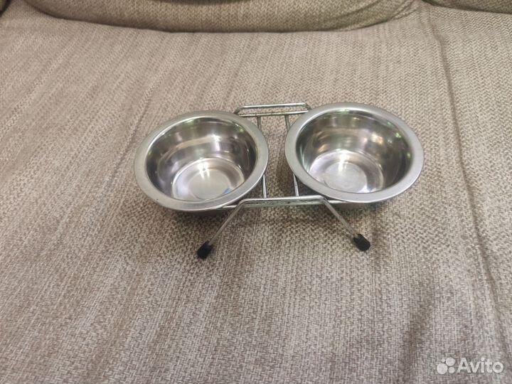 Автоматический поводок и миски для кошек/собак