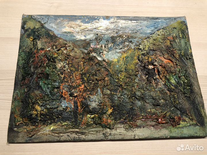 Картина ссср. Старая, неизвестный художник