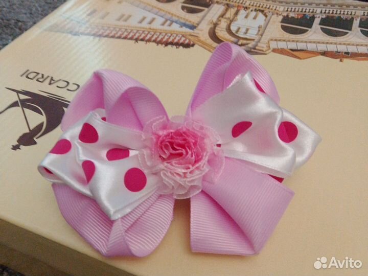 Бантики резиночки ручной работы