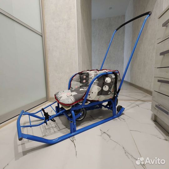 Сани коляска детские