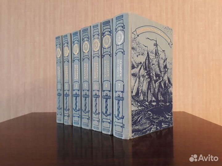 Книги 7 томов Сочинения капитана Марриэта