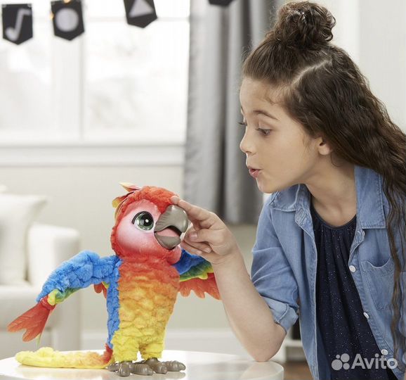 Furreal friends попугай кеша