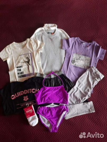 Вещи пакетом на девочку 146