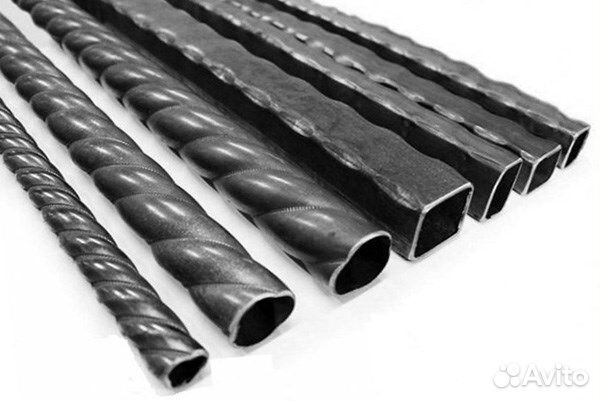 Художественный металлопрокат-витая труба,круг,квад