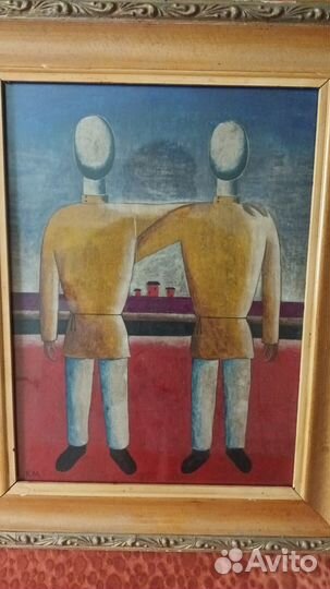 Старинная картина. Подпись