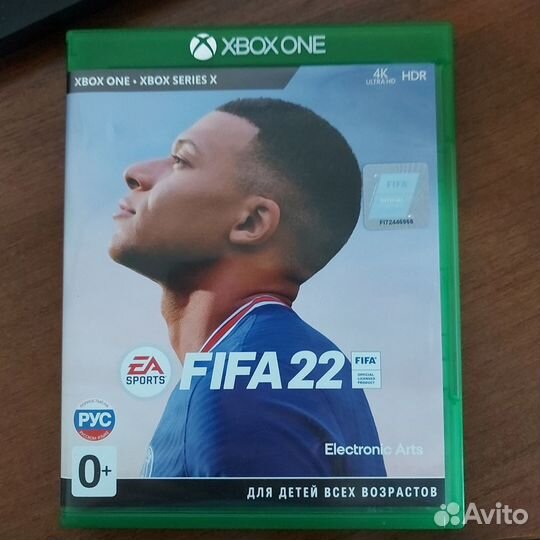 Fifa 22 на xbox one диск