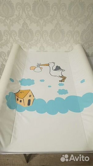 Доска для пеленания BER BER click 70 Белая Аист