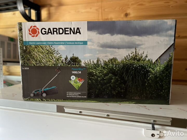 Газонокосилка электрическая gardena