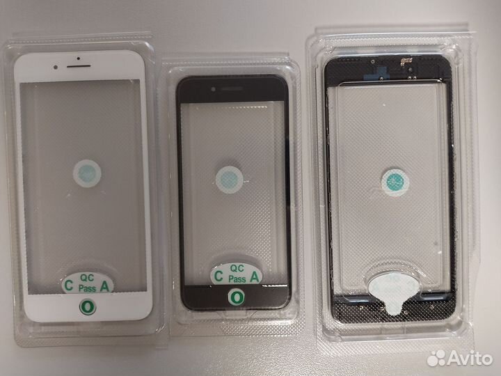 Стекло с рамкой и OCA пленкой iPhone 7, 7+, 8, 8+