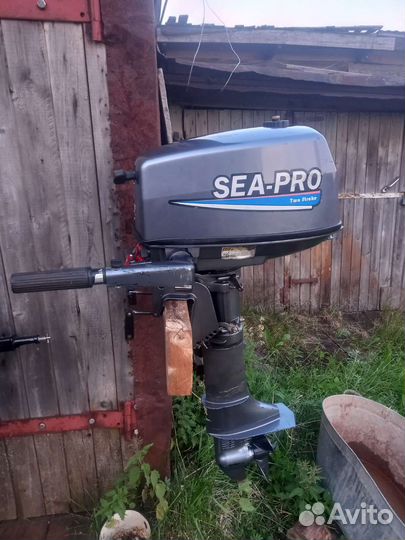 Лодочный мотор sea pro 4 силы