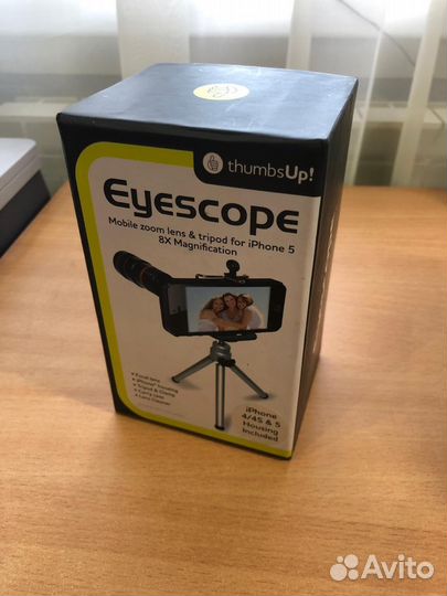 Штатив с объективом 8Х iPhone 4/4S/5/5S/5SE
