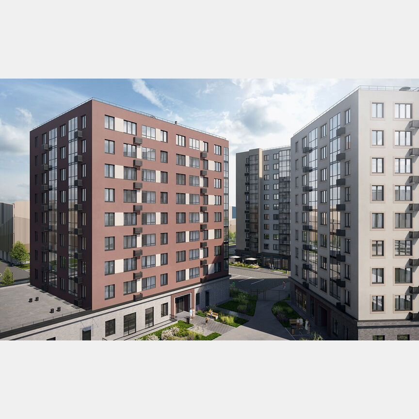 1-к. квартира, 35,1 м², 4/9 эт.