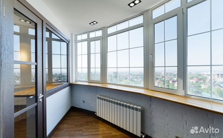 Остекление балконов и лоджий в рассрочку B0177