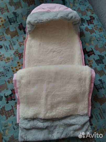 Конверт на выписку для девочки зима