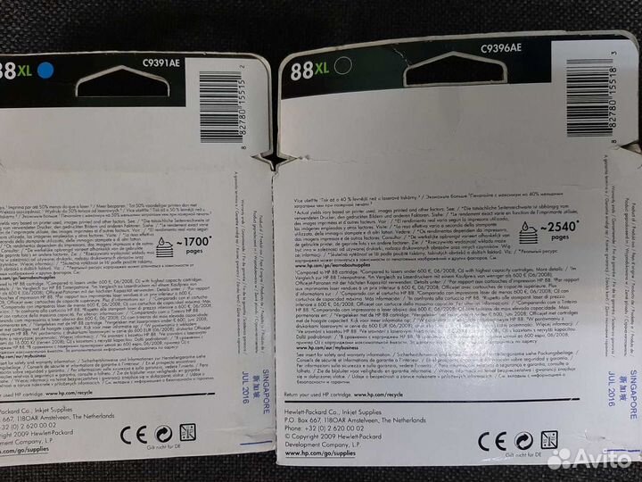 Картриджи HP