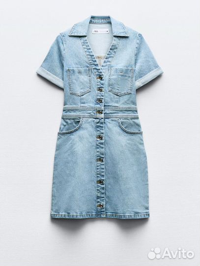 Джинсовое платье Zara