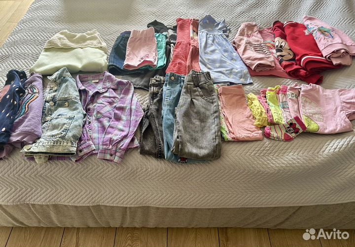 Пакет детских вещей+комбез, куртка, обувь