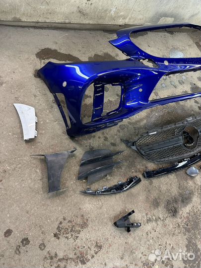 Бампер Mercedes C-Class W205 2018 передний