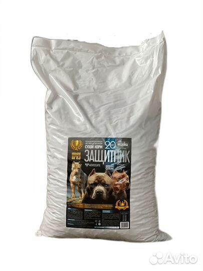 Корм для собак 20 кг Защитник Большой Приз