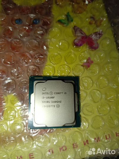 Процессор Intel Core i3 10100F, LGA 1200, OEM