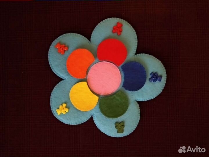 Развивающая игрушка из фетра