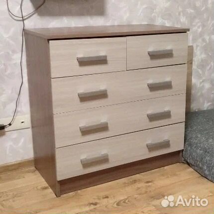 Комод Ясень шимо тёмный/Ясень шимо светлый