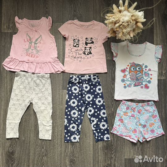 Одежда пакетом на девочку 80 86