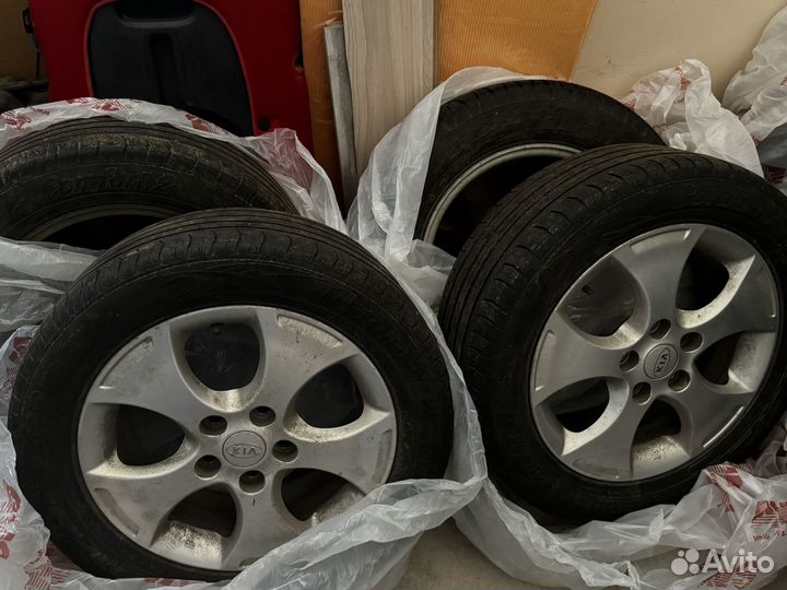 Литые диски R 16 на Kia ceed