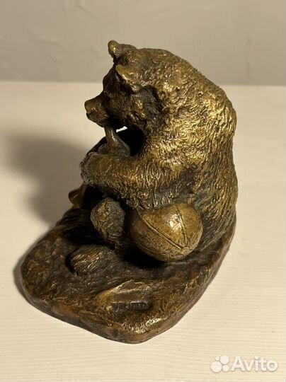 Статуэтка Медведь, бронза, Fratin, XIX век