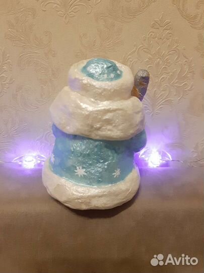 Дед морозик (ватная игрушка)