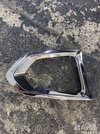 Вставка в туманку хром ниссан патрол