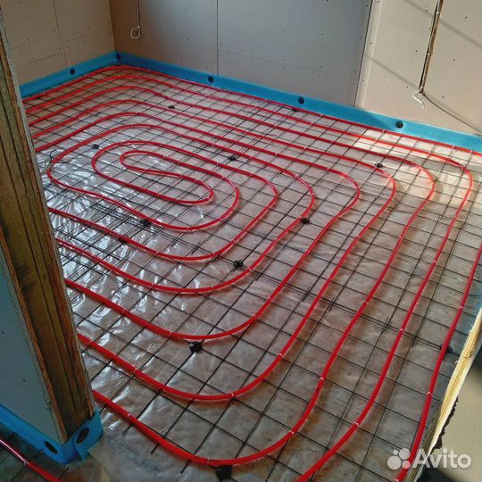 Монтаж теплого пола