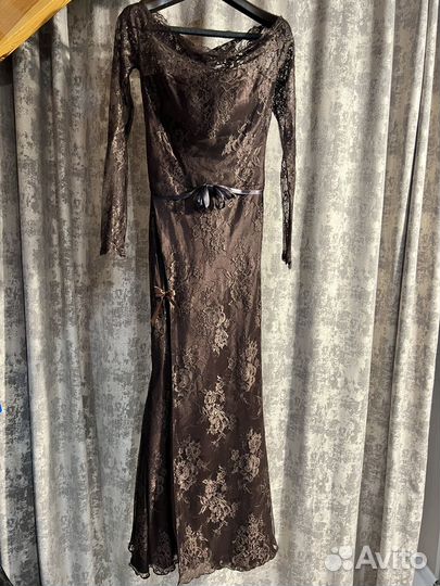 Платье женское 42 44 черное вечернее