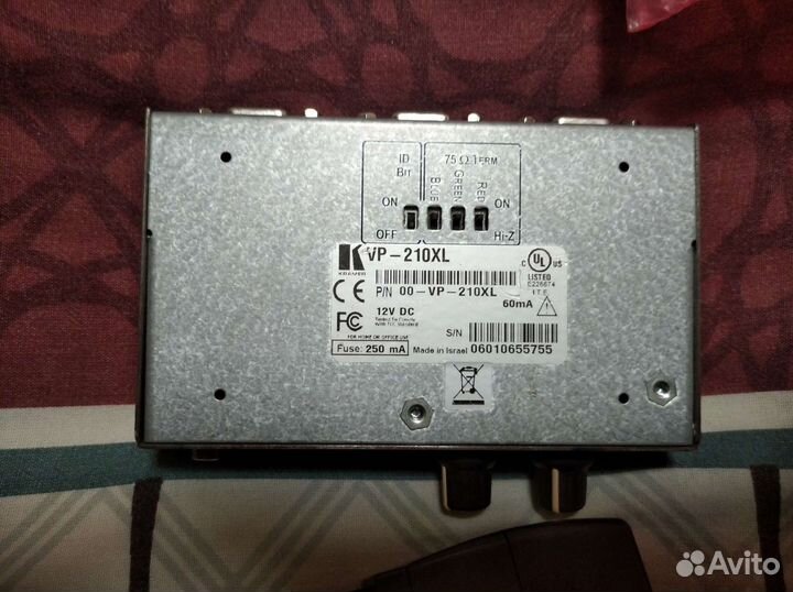 Усилитель vga сигнала Kramer VP-210xl до 100 м