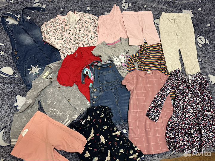 Одежда на девочку 110-116 пакетом