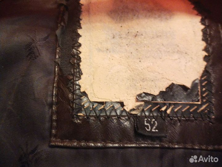 Пуховик мужской эко кожа