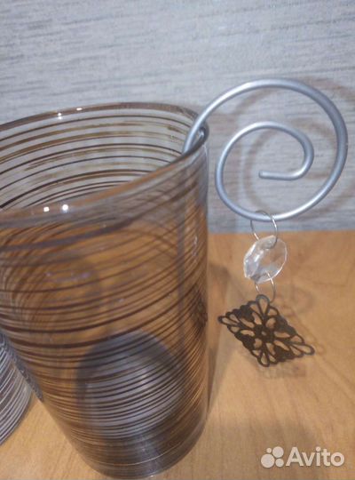 Стеклянные подсвечники