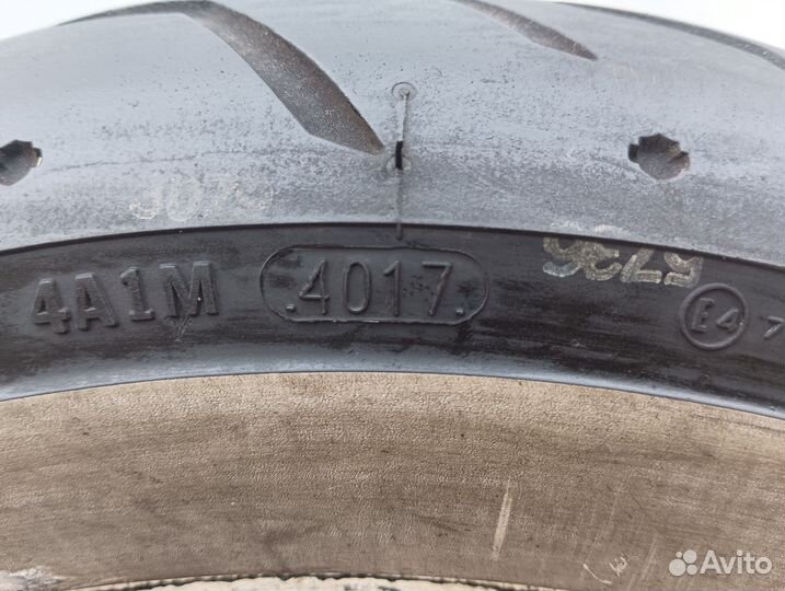 130/90 R16 Dunlop D408F N-2893 Мотошина Бу