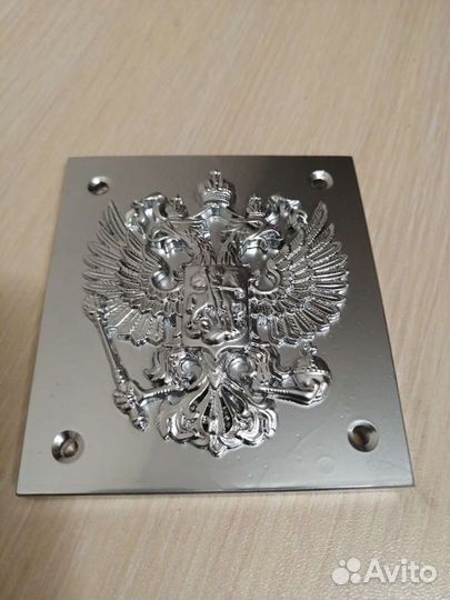 Герб РФ на пограничный столб шириной 9 см