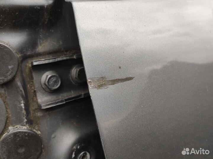 Левая передняя дверь пежо 308 темно-серая