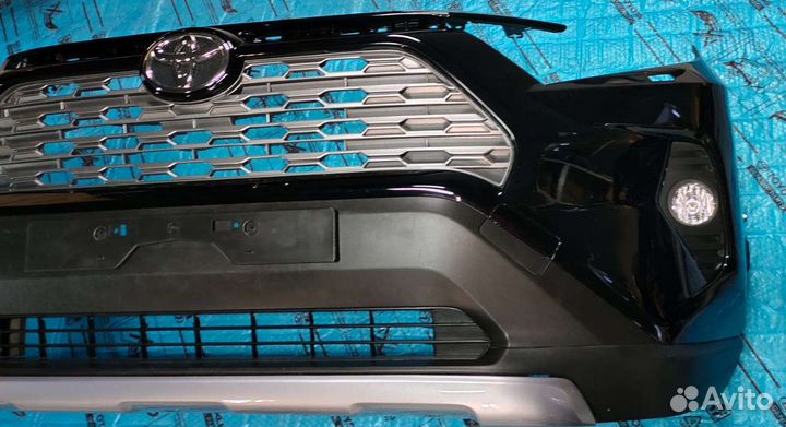 Передний бампер рав 4 50 в сборе без дефектов