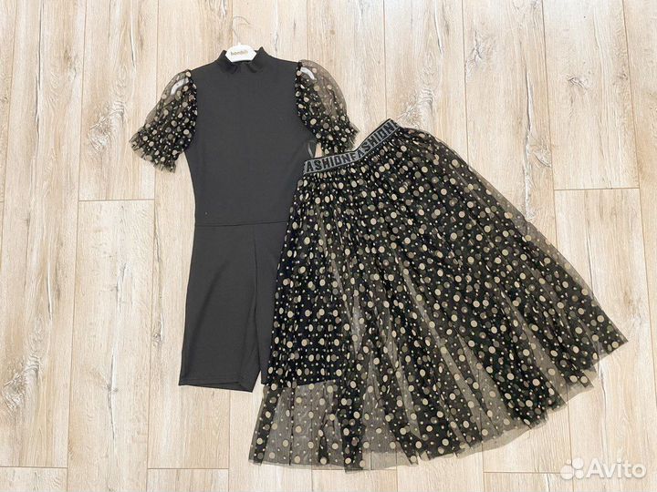 Костюм комбинезон и юбка