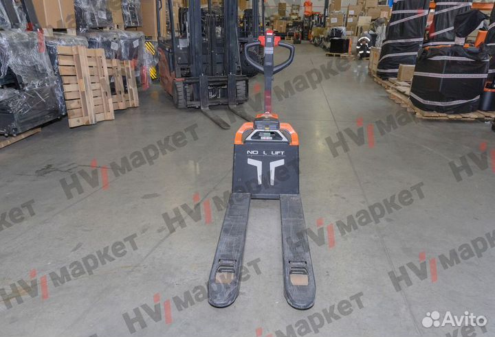 Тележка самоходная PTE15Q2-A 1500 кг, 540/685 * 1150 мм, одинарный ролик, литий-ионный аккумулятор 2